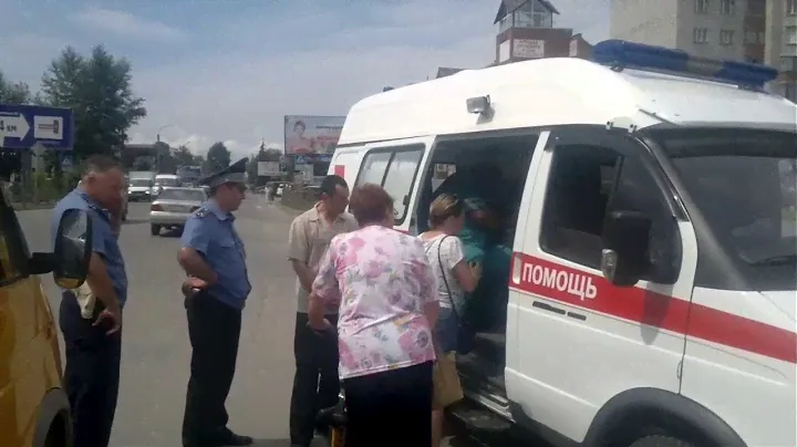 ДТП с велосипедистом в Бердске-1