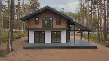Обзор дома площадью 256 м2 в коттеджном посёлке "Акватория" на Финском заливе
