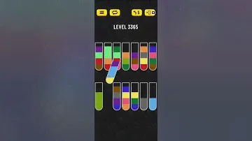 water sort puzzle level 3365