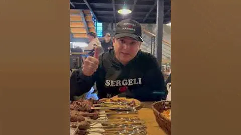 Шашлык просто Брутальный! #obzor #food #sergeli #drink #uzbekistan
