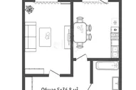 Продам однокомнатную квартиру 36.8 м² этаж 1/9 город Бердск улица Ключевая 61/1 городской округ Бердск