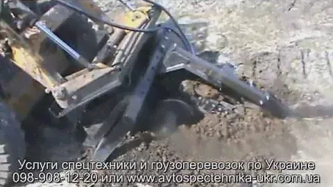 Услуги траншеекопателя, аренда траншеекопателя, траншеекопатель, земельные работы