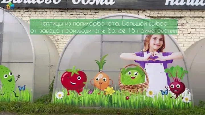 Теплицы от производителя недорого. Теплицы из поликарбоната.