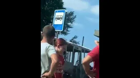 В Бийске горел автобус