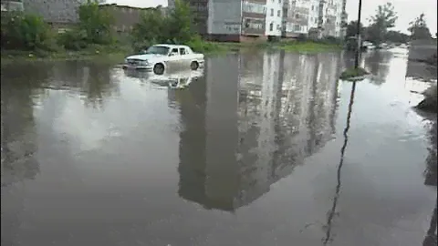Бердск ливень наводнение 26.07.13 -10