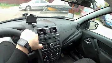 Маршрут от автошколы ДОСААФ на Колотилова. Повторим автодром без конусов. Экзамен по новому.