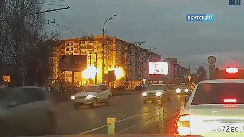 Взрыв газа в жилом доме Ижевска попал на видео