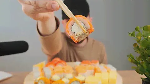МУКБАНГ СУШИ / ОБЗОР СИБИРЬ ИМБИРЬ / МУКБАНГ РОССИЯ / MUKBANG / #МУКБАНГУЖИН / #мукбангсуши #суши