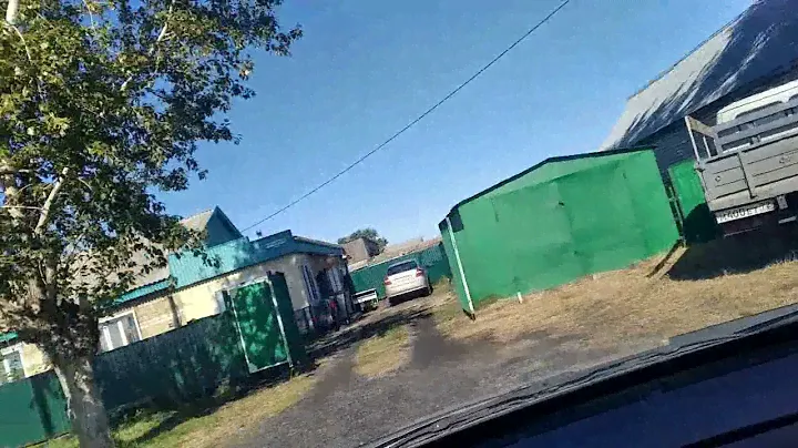 Город Тайынша Улица Пролетарская, дома переселенцев.