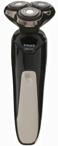 Berdsk Бердск 3367АС электробритва аккумуляторно-сетевая, 3-х ножевая, 3-х мерное бритье, сдвоенные ножи электробритва