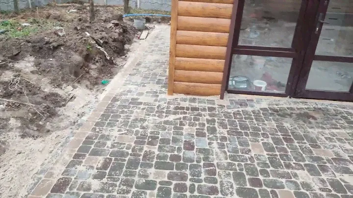 укладка тротуарной плитки в Гомеле #укладкатротуарнойплитки
