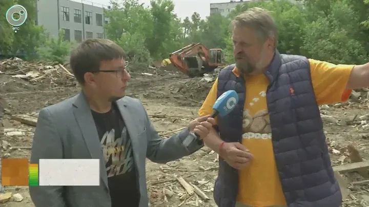 Снос последних домов по улице  Пушкина