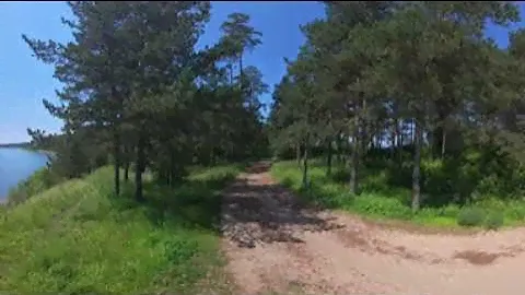 Бердск на берегу обского водохранилища