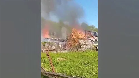 Пожар в СНТ "Слава" в Талдомском округе