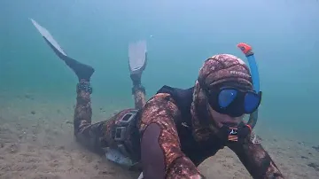 Азовское море, охота на камбалу. Осень 2022г.
