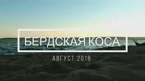 Бердская коса. Август 2018