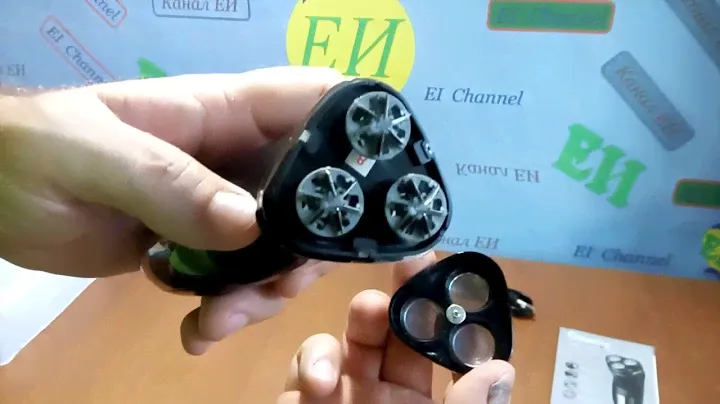 Электробритва. Бритва Geemy GM-7300 Black