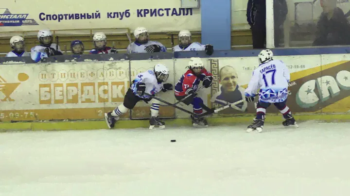 2014.02.16 Хоккей. Кристалл.2005-Кристалл.2004 (8-18). Бердск. 5479