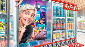Я построил СЕКРЕТНУЮ комнату в МАГАЗИНЕ, которую вы никогда не найдете !