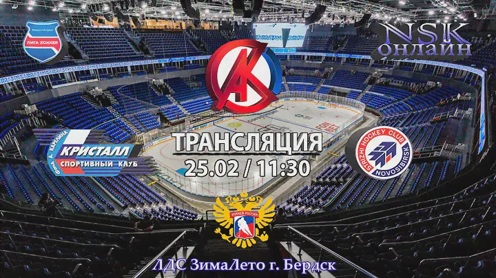 25.02.2024 Кристалл 2013 ( Бердск ) - Стрижи 2013 ( Новосибирск ) Первенство г. Новосибирска