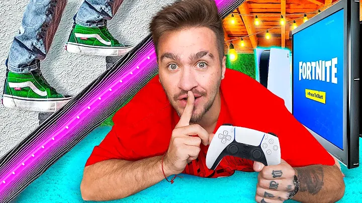 ПОСТРОИЛИ СЕКРЕТНУЮ ИГРОВУЮ КОМНАТУ В ДОМЕ!