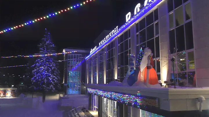 1 1 2022 Бердск Съёмка у ДК Родина с высоты 4 метра