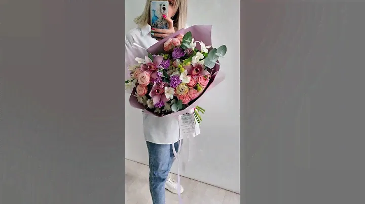 Большие букеты с доставкой на дом. Быстро за 40 минут курьером до двери. Гран При Бердск Цветы