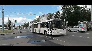 Автобус ЛиАЗ 6213.20 по маршруту 19 проезжает по привокзальный площади/октябрьской улице !